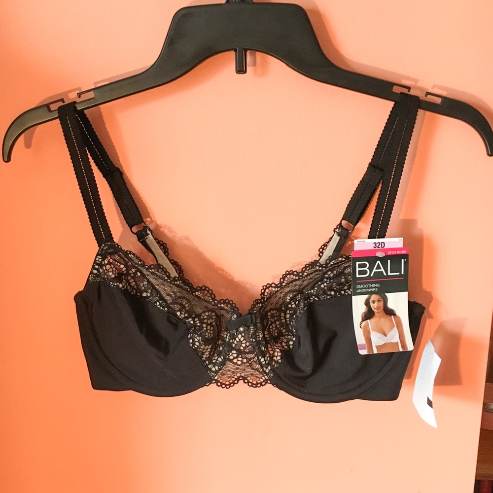 Black/Tan Unlined Bra